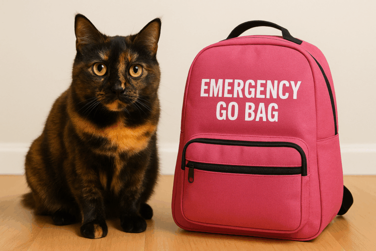 tortoiseshell-cat-emergency-go-bag