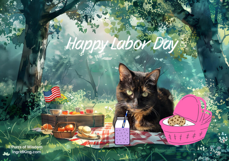 Labor-Day-picnic-cat
